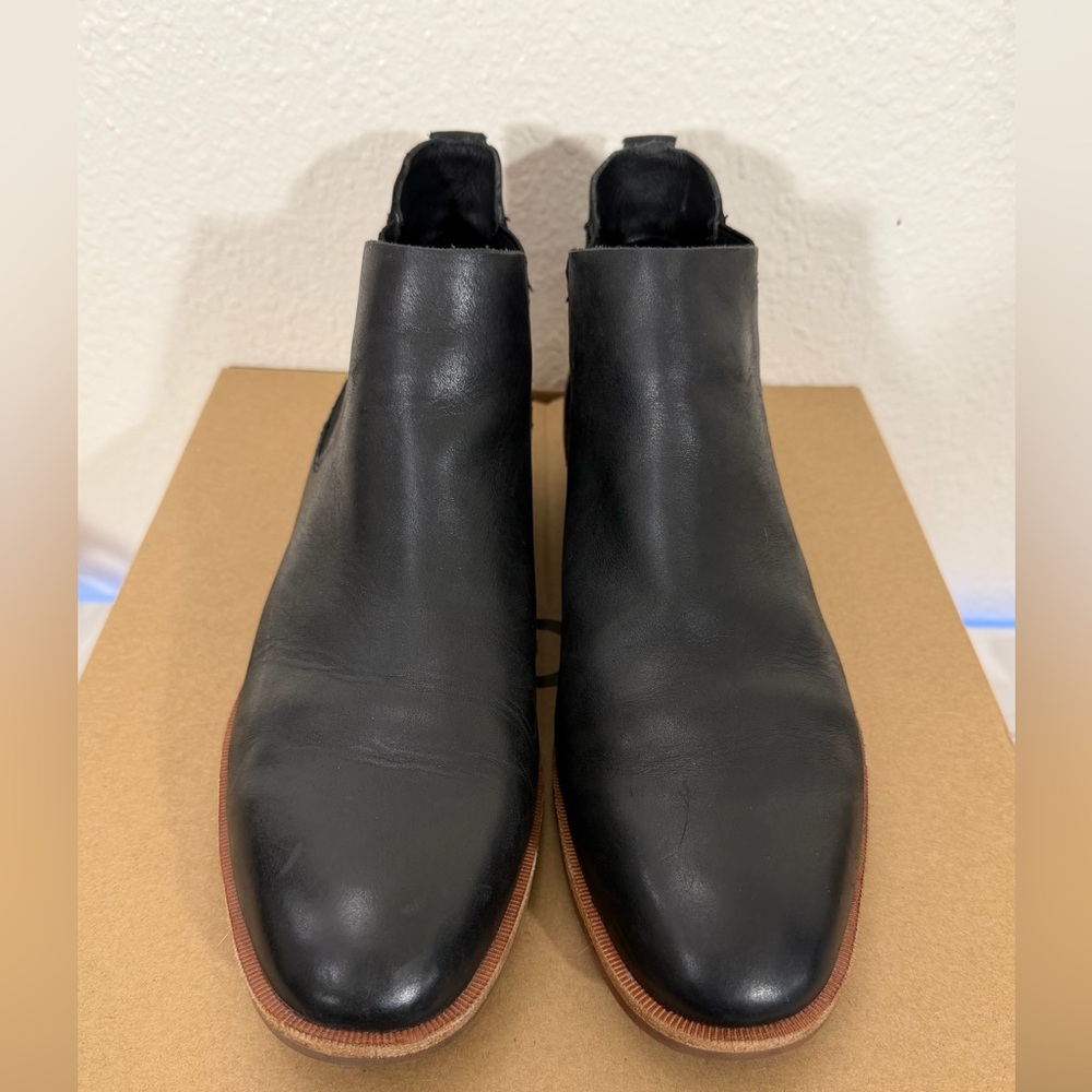 Kork-Ease Kama black leather Chelsea ankle boots. Comfortable Small heel - Picture 6 of 14